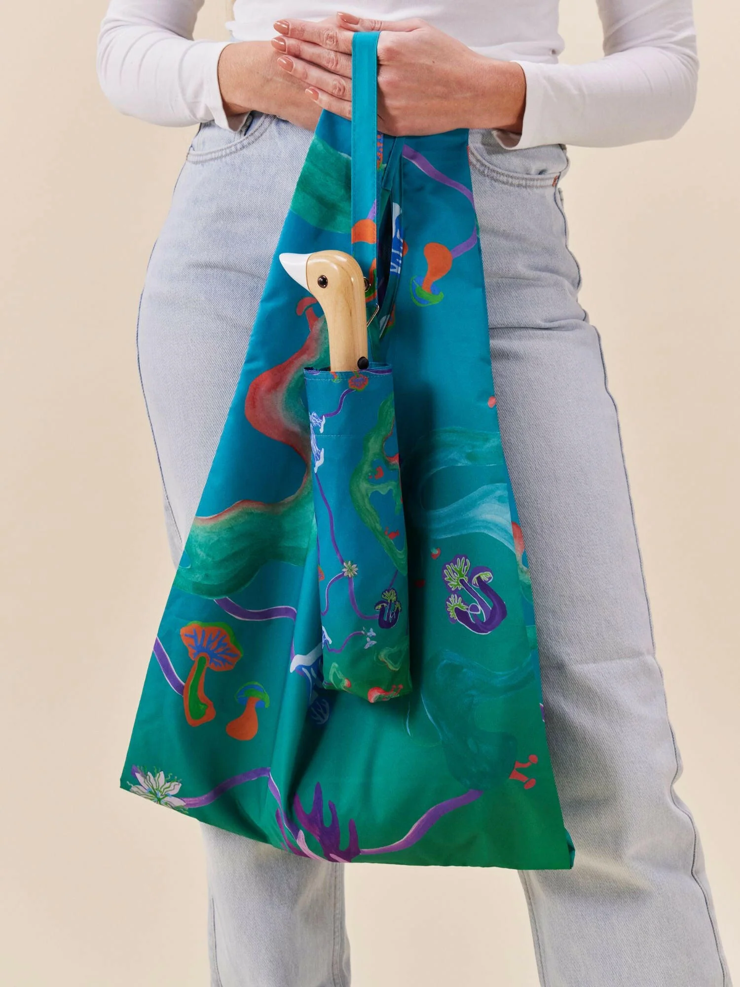 Aqua Fungi Duck Umbrella - Image 3