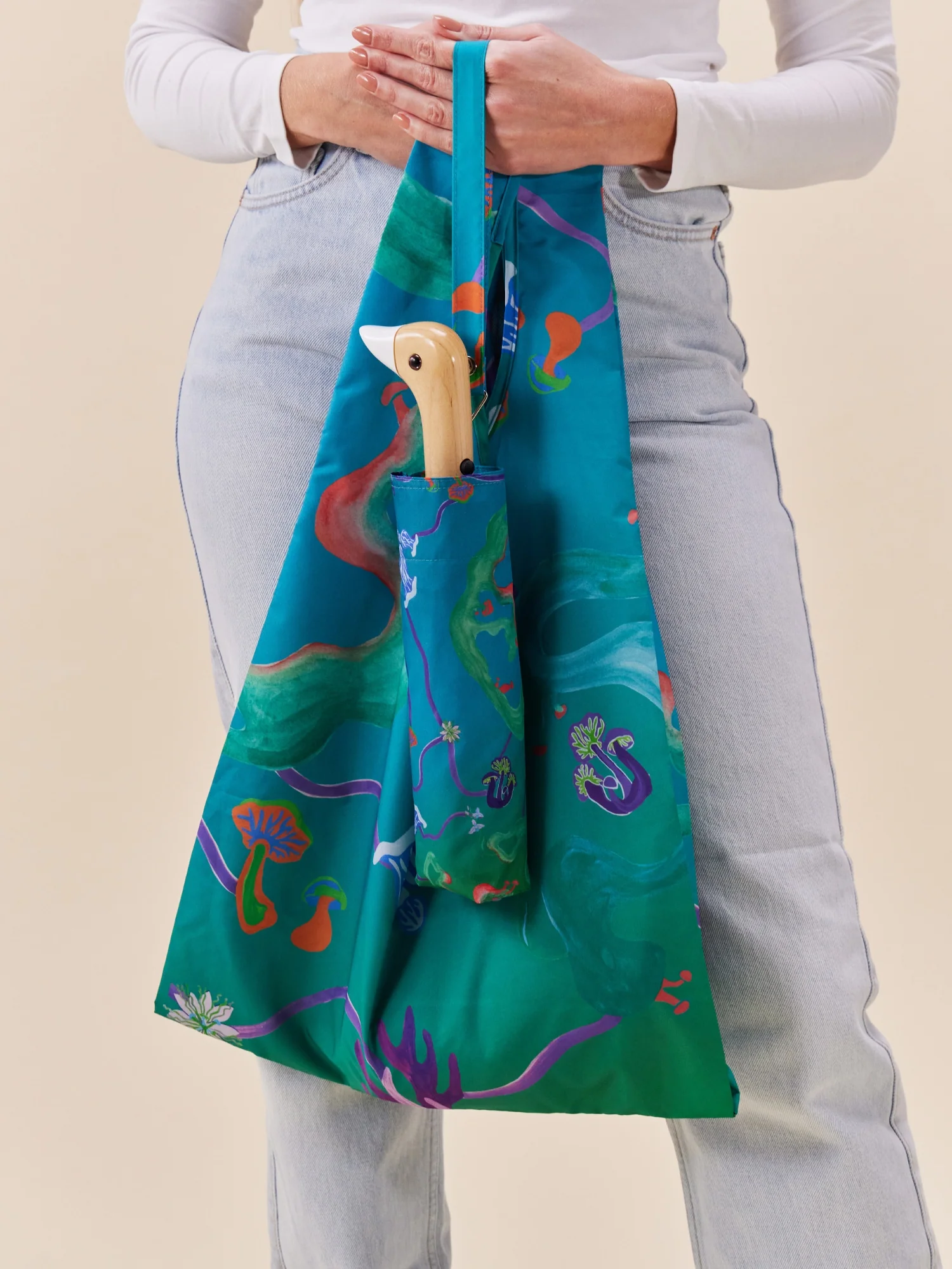 Aqua Fungi Reusable Bag - Image 2