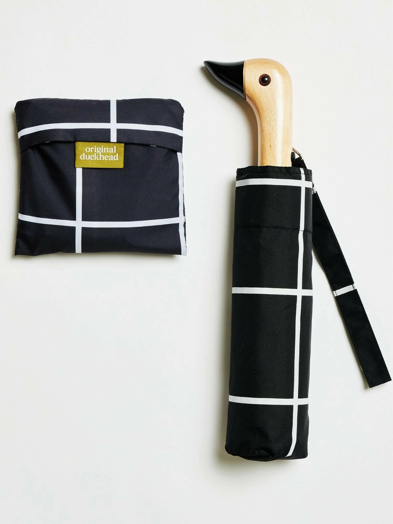 Black Grid Reusable Bag - Image 6