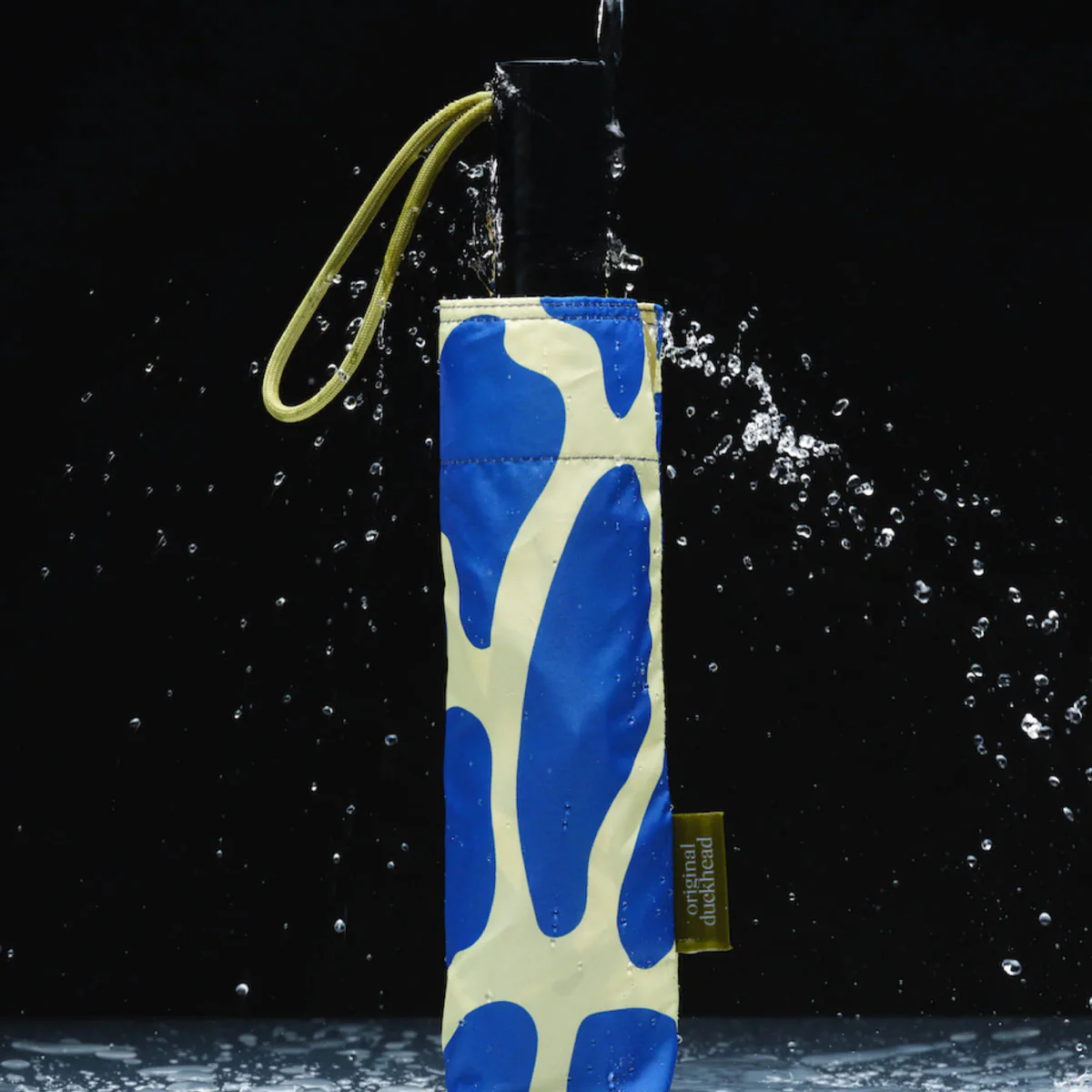 Blue Ripples Umbrella with Auto Open-Close - Image 3