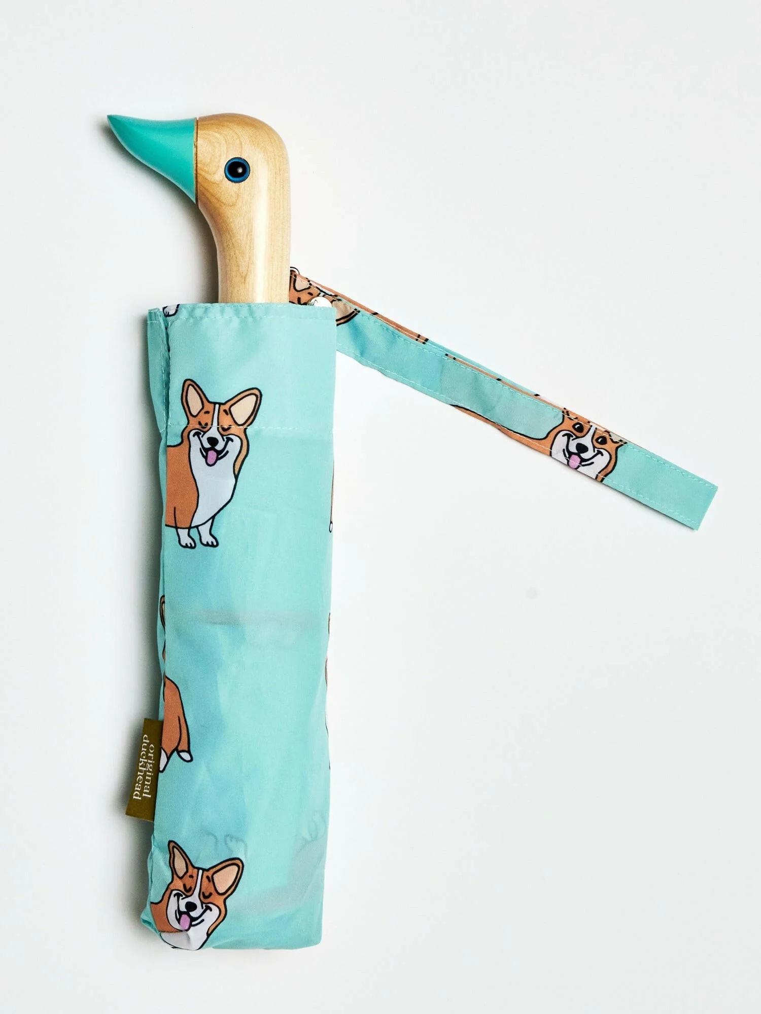 Corgi Mint Duck Umbrella - Image 3