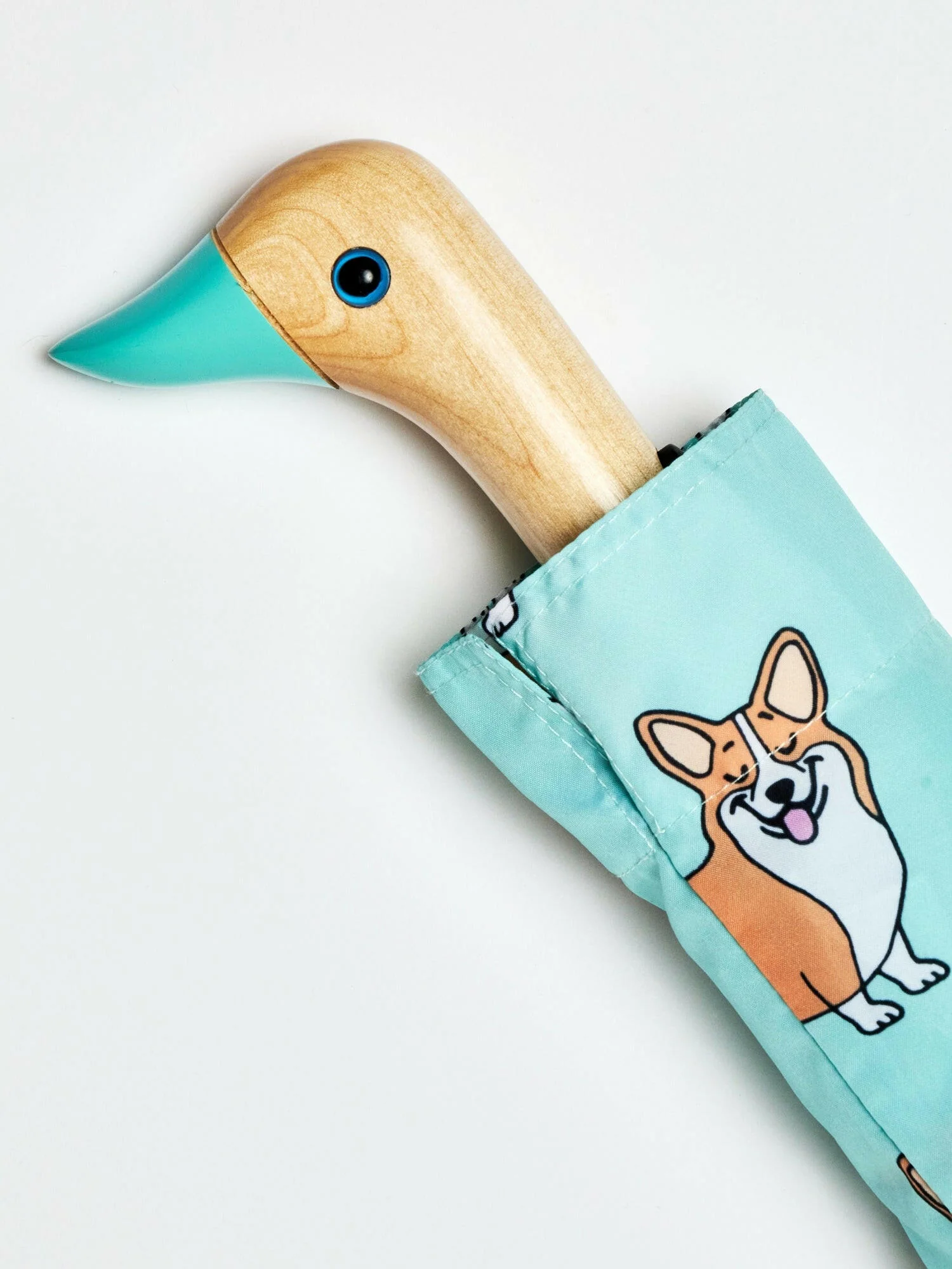 Corgi Mint Duck Umbrella - Image 5