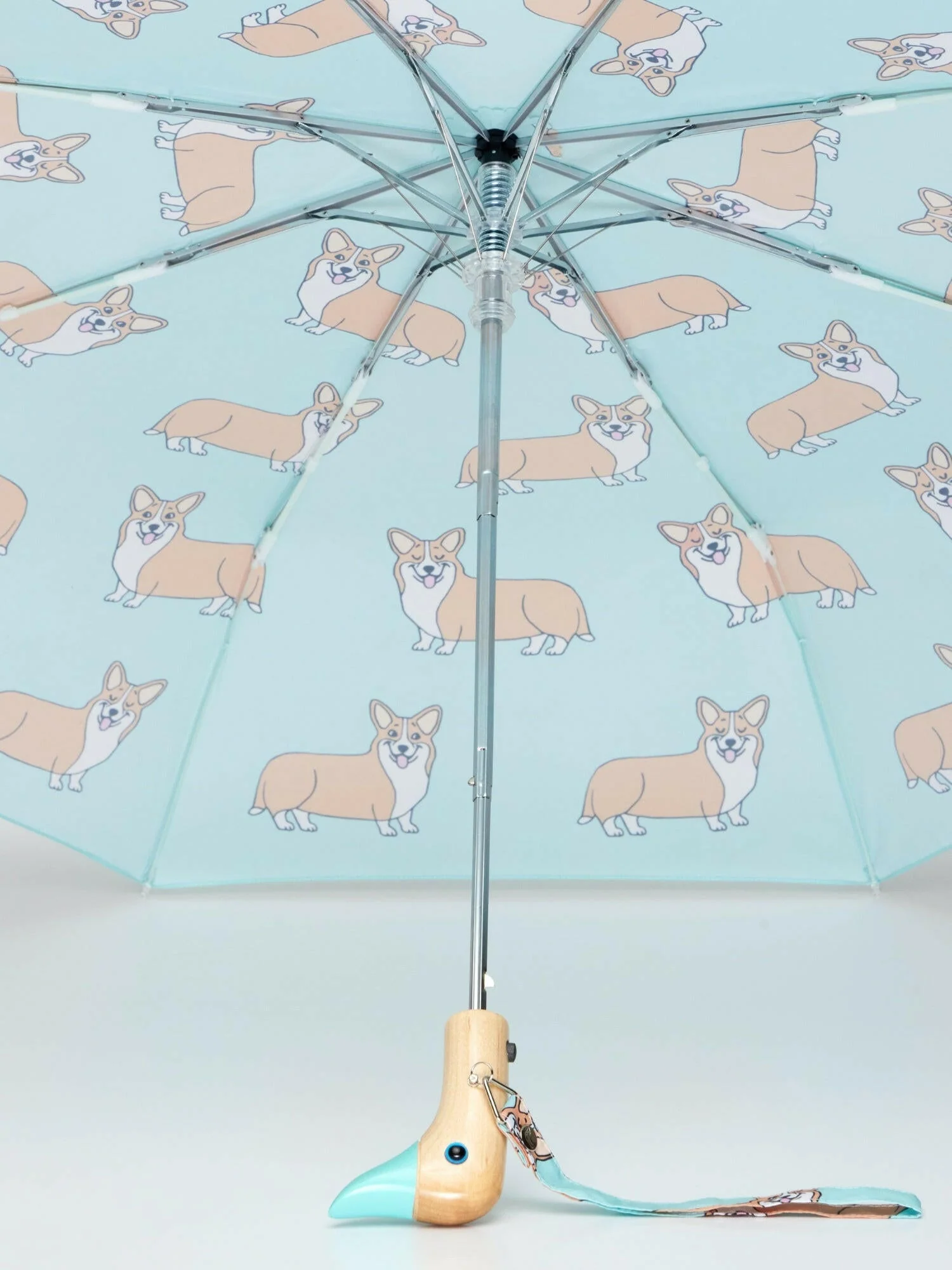 Corgi Mint Duck Umbrella - Image 7