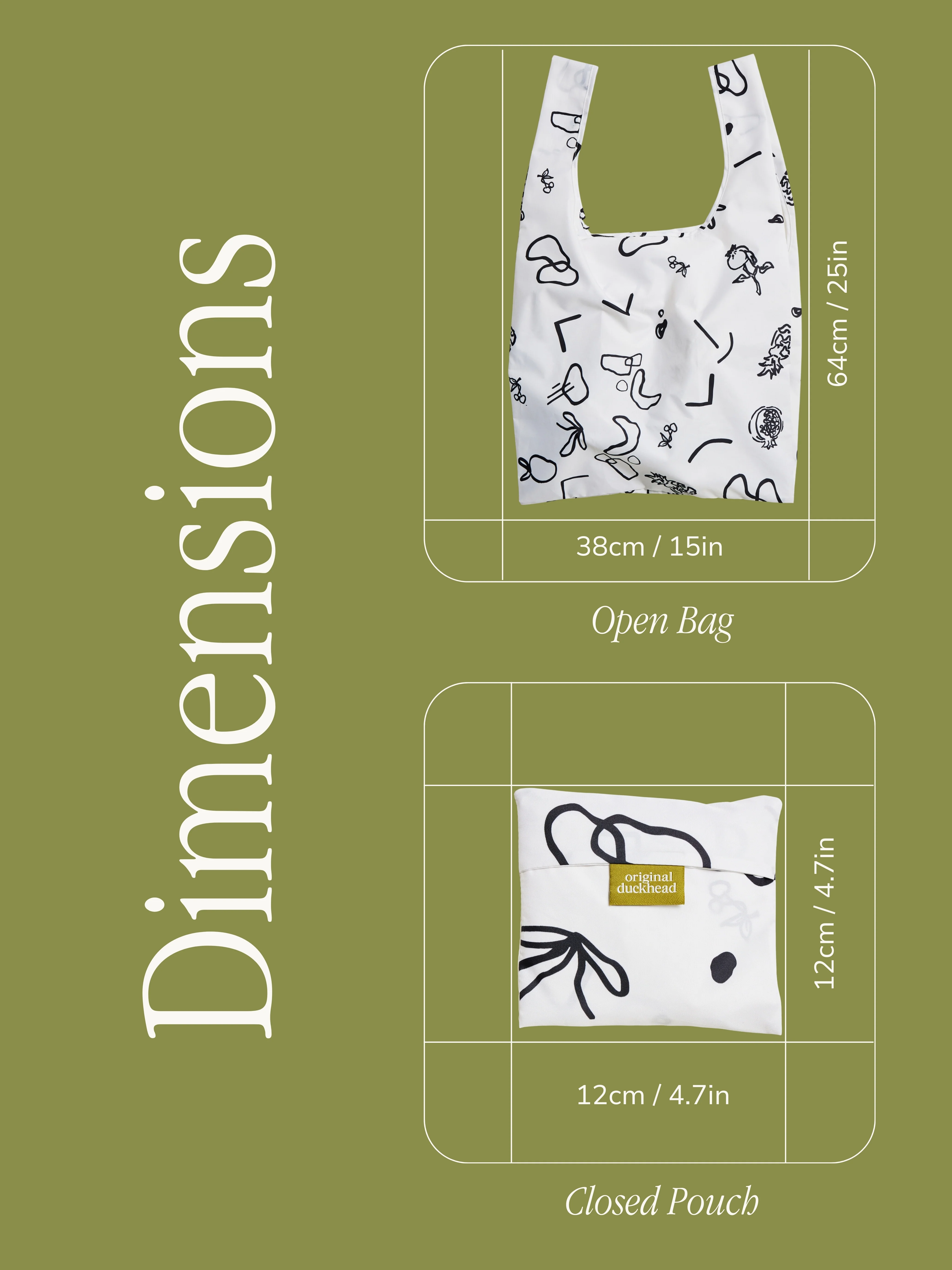 Fruits & Shapes Reusable Bag - Image 6
