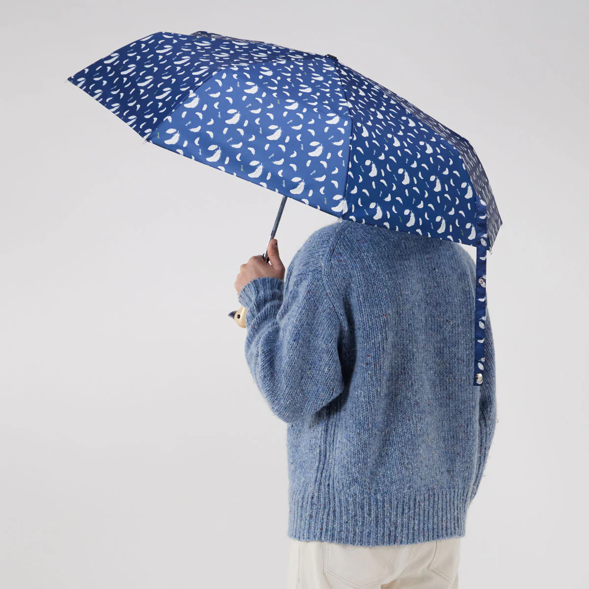 Sleep-Friendly Navy Nanga Compact Duck Umbrella - Image 3