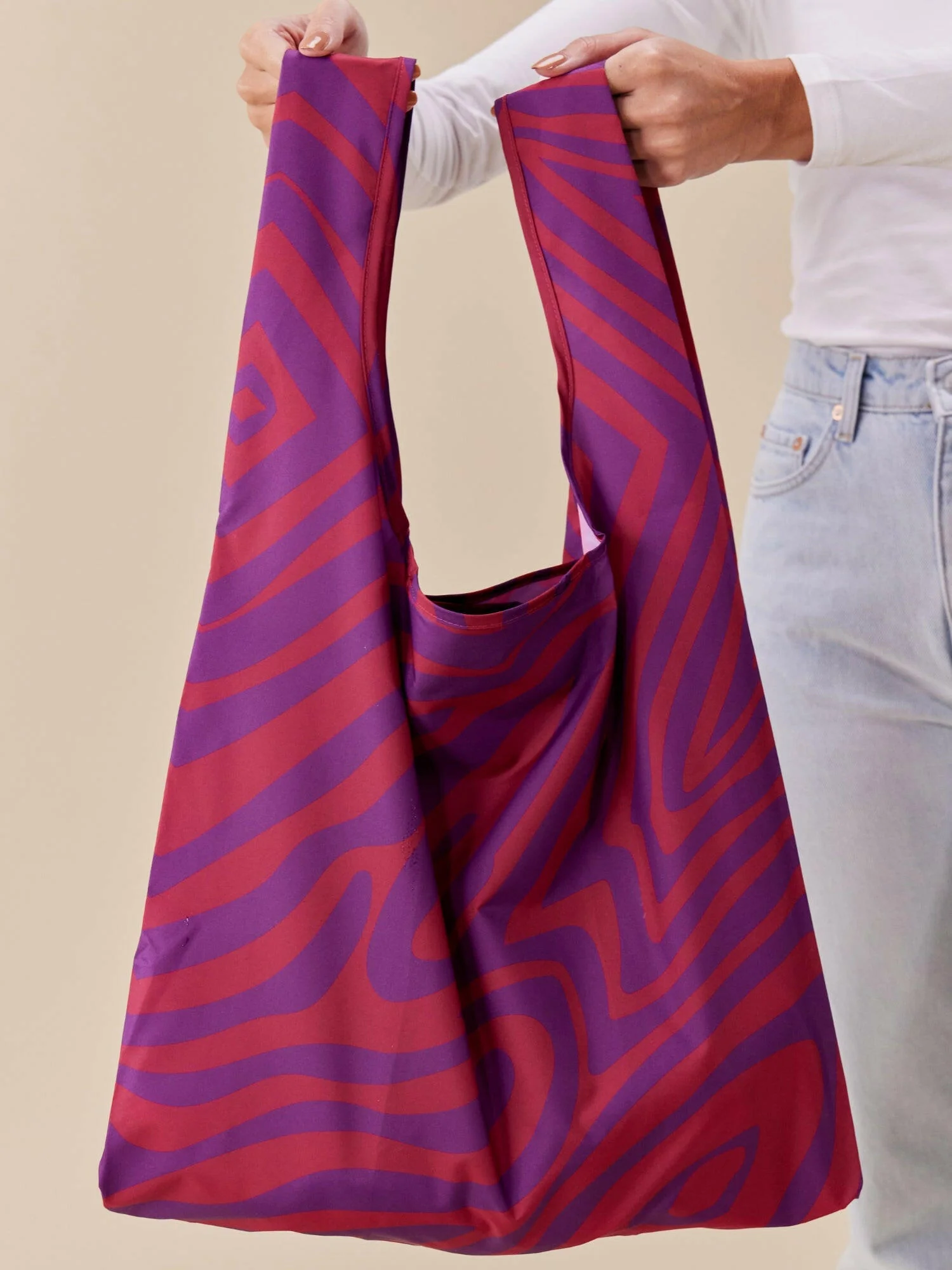 Swirl in Pink Reusable Bag - Image 3
